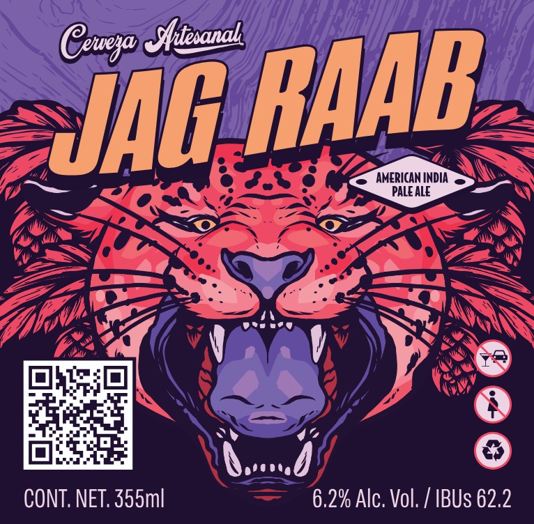 Etiqueta Jag Raab American IPA