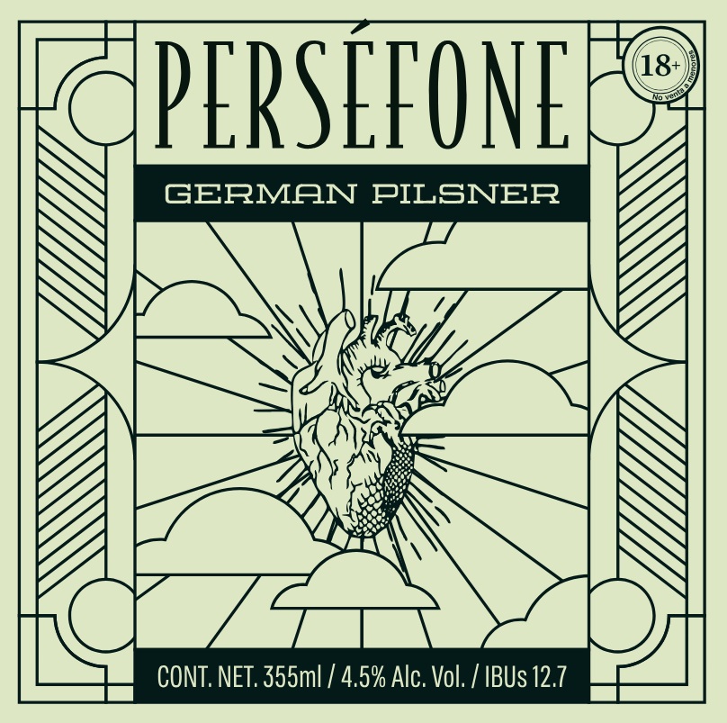 Etiqueta Persefone German Pilsner